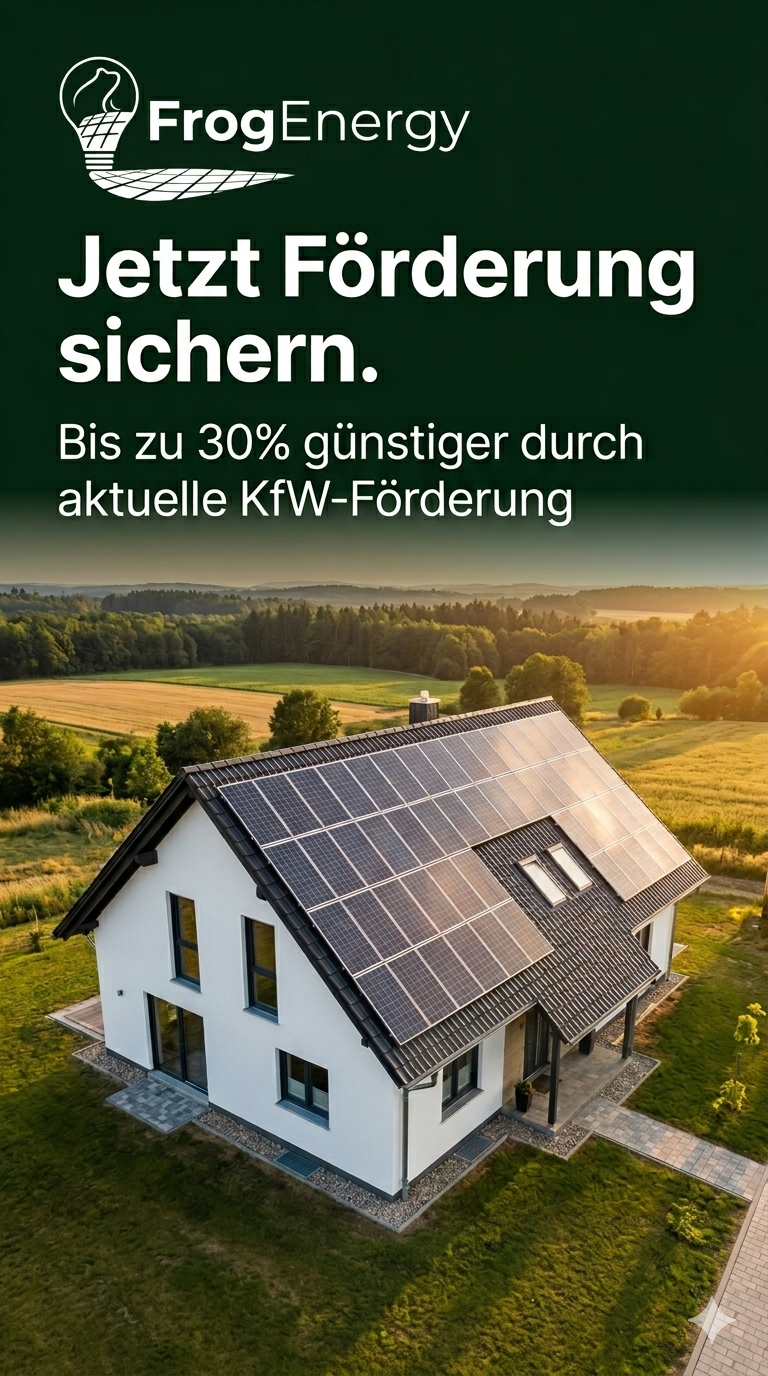 Jetzt Förderung sichern – FrogEnergy